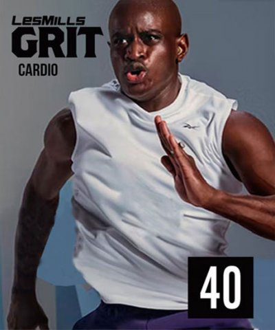 GRIT CARDIO 40 GRITCARDIO40 CD, DVD, Notes Hiit Training