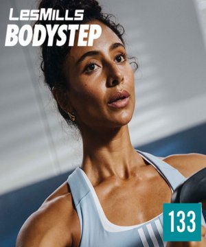 Hot Sale 2023 Q4 LesMills BODY STEP 133 New Release DVD,CD&Notes