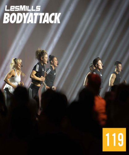 Hot Sale 2023 Q1 LesMills BODY ATTACK 119 Release DVD,CD&Notes