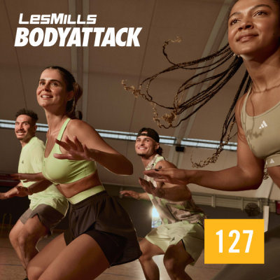 Available2025 Q1 LesMills BODY ATTACK 127 Release DVD,CD&Notes