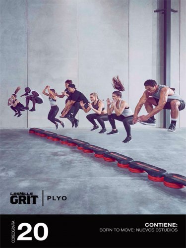 Les Mills GRIT Plyo 20 CD, DVD Notes Hiit Training