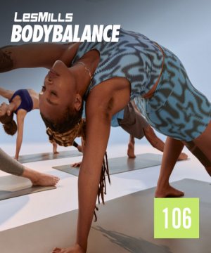 Hot Sale LesMills BODY BALANCE 106 BODY FLOW 106 DVD,CD & Notes