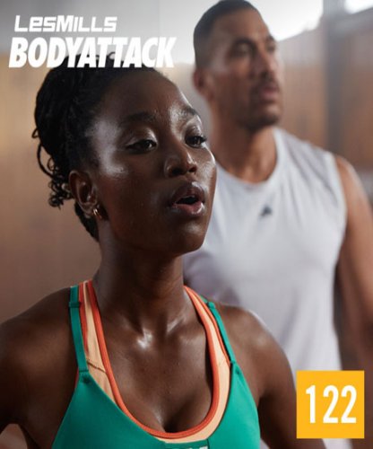 Hot Sale 2023 Q4 LesMills BODY ATTACK 122 Release DVD,CD&Notes