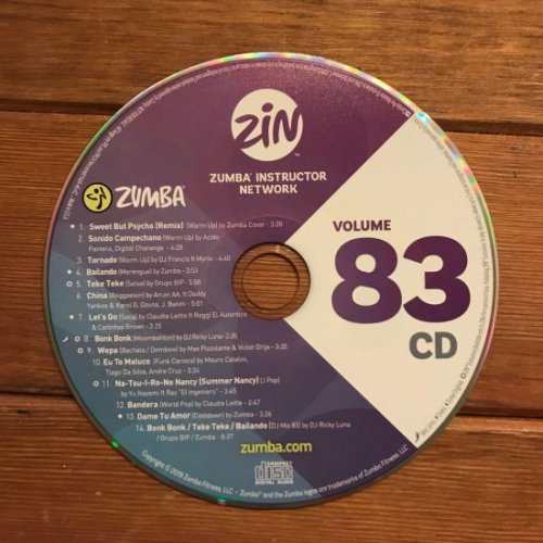 [Hot Sale]2019 New dance courses ZIN ZUMBA 83 HD DVD+CD