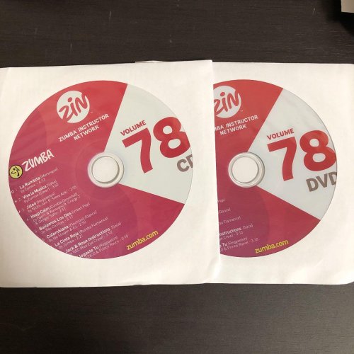 [Hot Sale]2018 New dance courses ZIN ZUMBA 78 HD DVD+CD