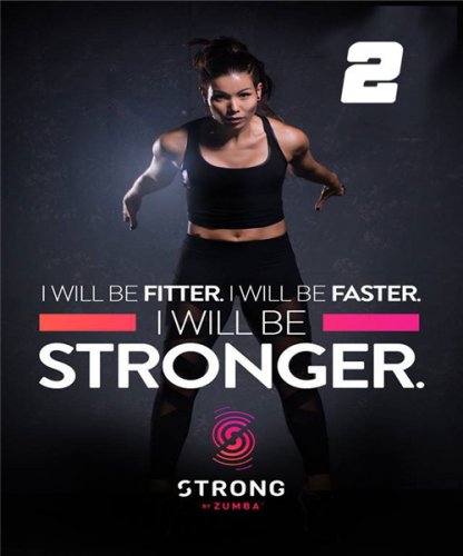 [Hot Sale] 2018 New Course Strong By Zumba Vol.02 HD DVD+CD