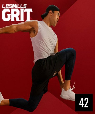 Hot Sale LesMills GRIT CARDIO 42 CD, DVD, Notes