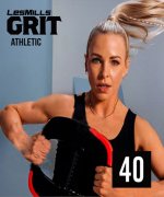 GRIT ATHLETIC 40 CD, DVD Notes Hiit Training GRITATHLETIC40