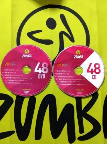 [Hot Sale]2018 New dance courses ZIN ZUMBA 48 HD DVD+CD