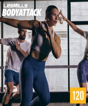 Hot Sale 2023 Q2 LesMills BODY ATTACK 120 Release DVD,CD&Notes