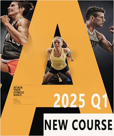 Available2025 Q1 LesMills BODY ATTACK 127 Release DVD,CD&Notes