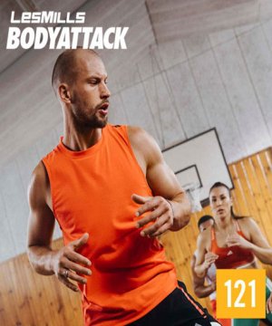 Hot Sale 2023 Q3 LesMills BODY ATTACK 121 Release DVD,CD&Notes